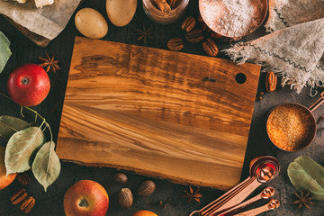 Handmade end-grain cutting boards and butcher blocks