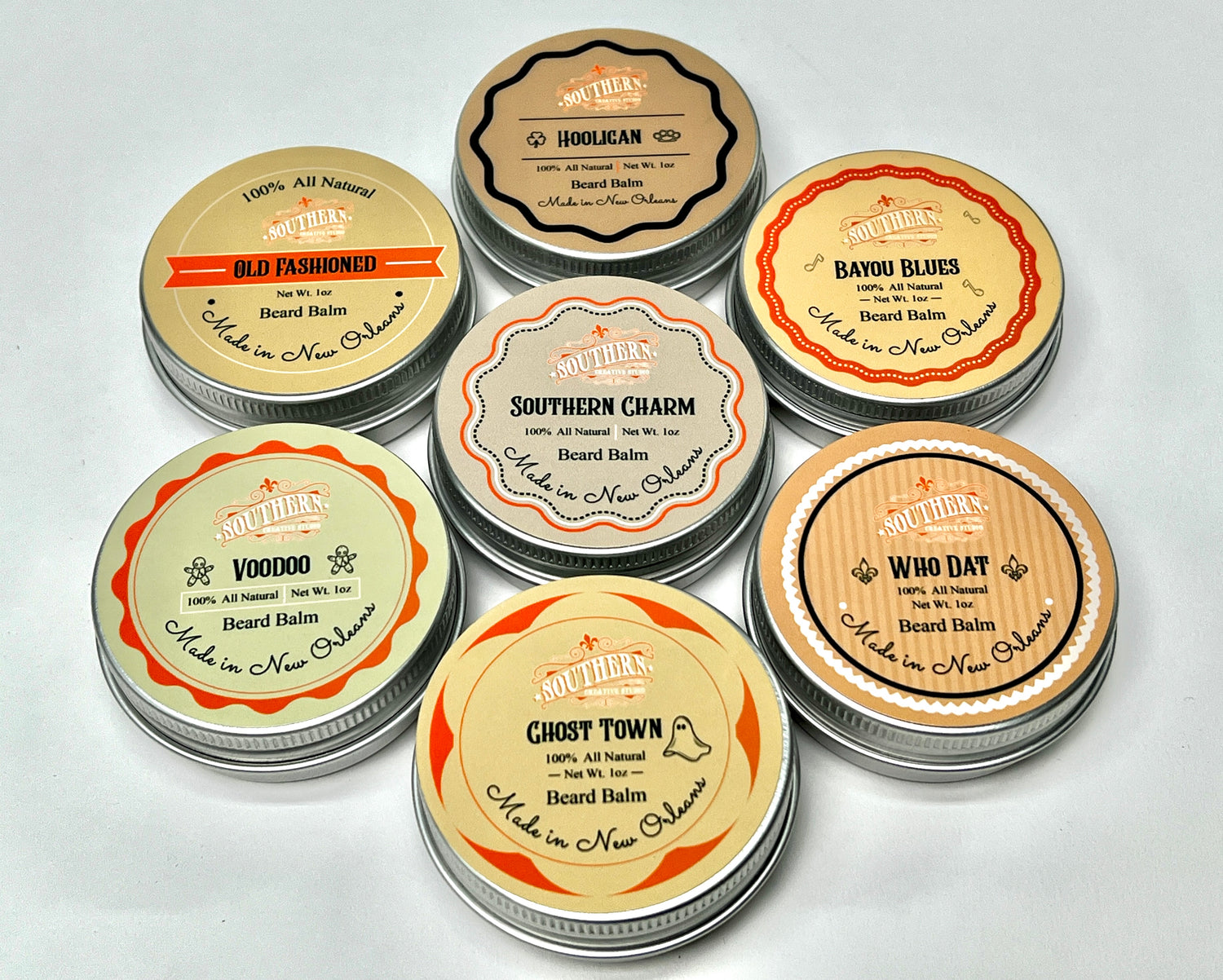 Handmade all-natural beard balm