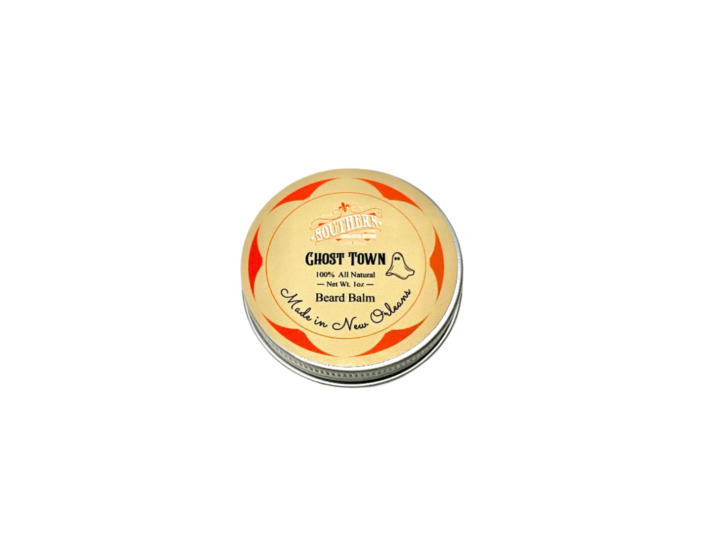 Beard Balm - Ghost Town, handmade by Southern Creative Studio in New Orleans – in use