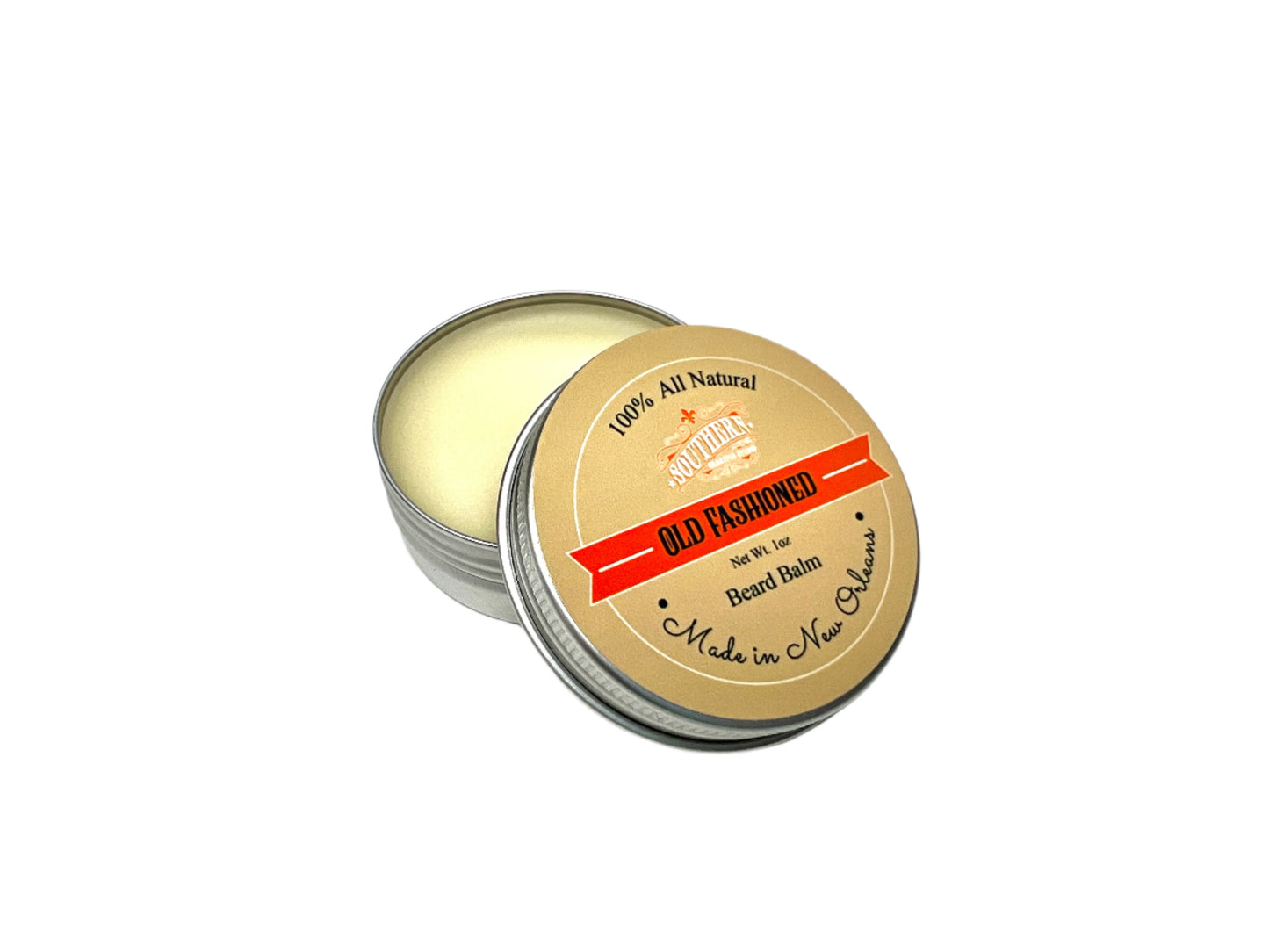 Beard Balm - Old Fashioned, handmade by Southern Creative Studio in New Orleans – alternate angle
