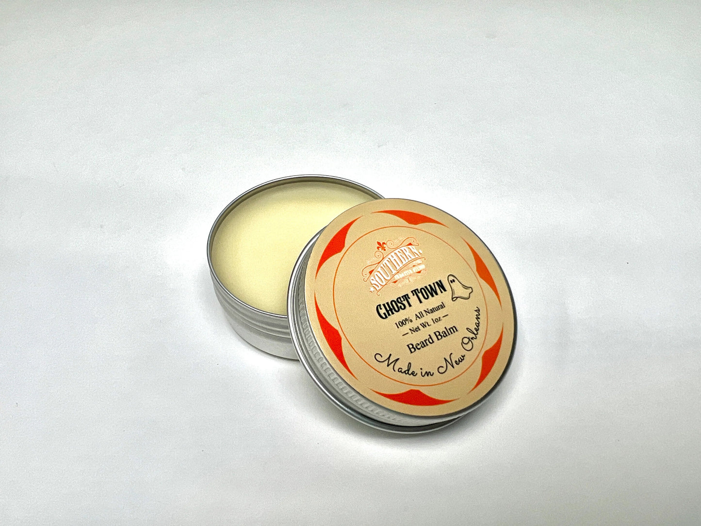Beard Balm - Ghost Town, handmade by Southern Creative Studio in New Orleans – alternate angle