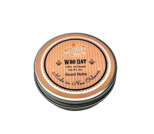 Beard Balm - WhoDat, handmade by Southern Creative Studio in New Orleans – detail