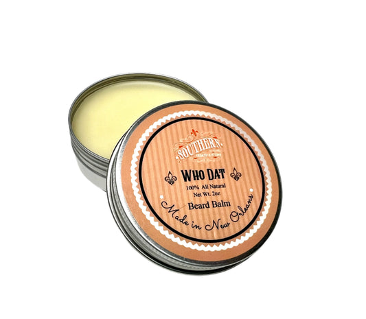 Beard Balm - WhoDat, handmade by Southern Creative Studio in New Orleans