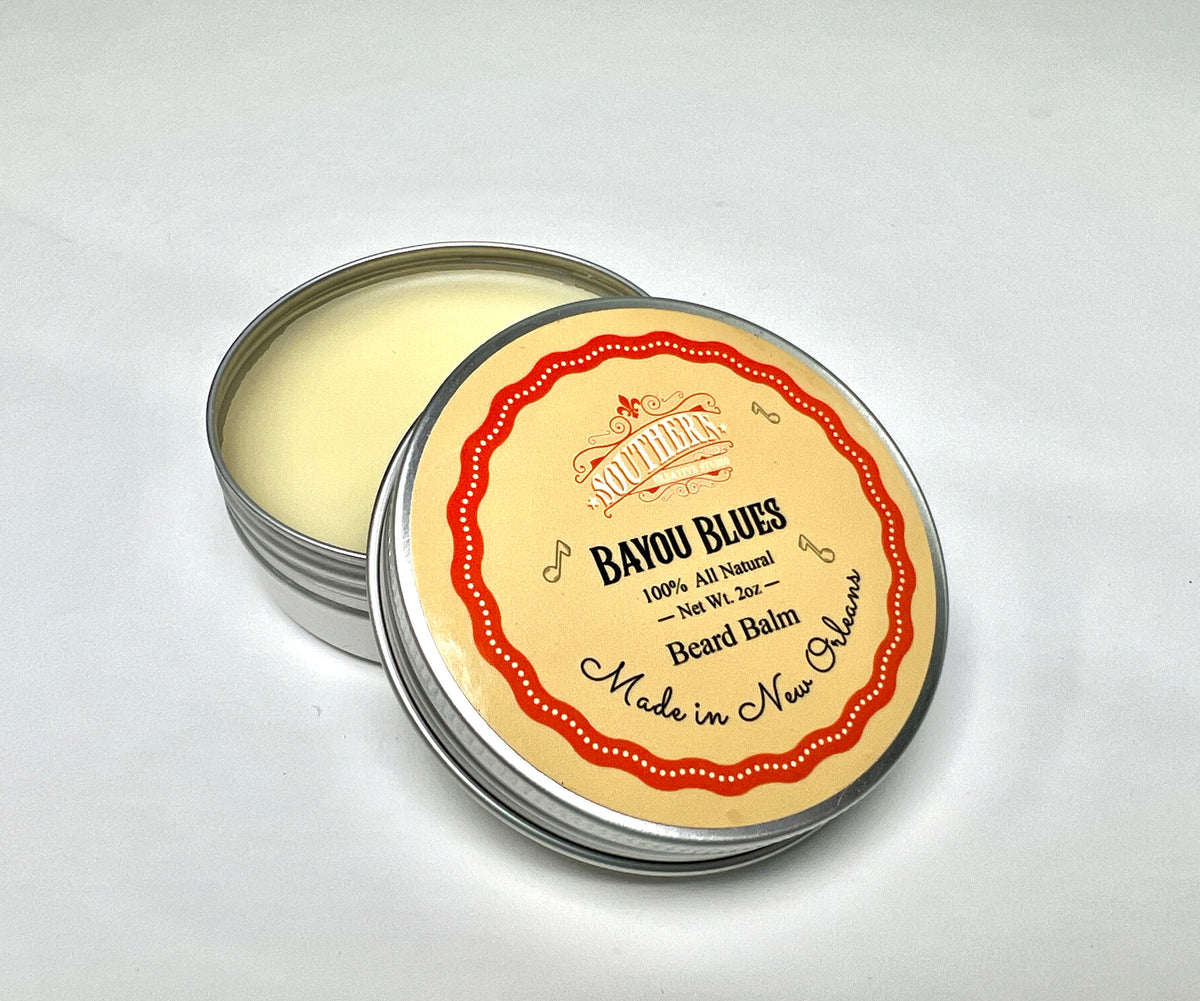 Beard Balm - Bayou Blues, handmade by Southern Creative Studio in New Orleans