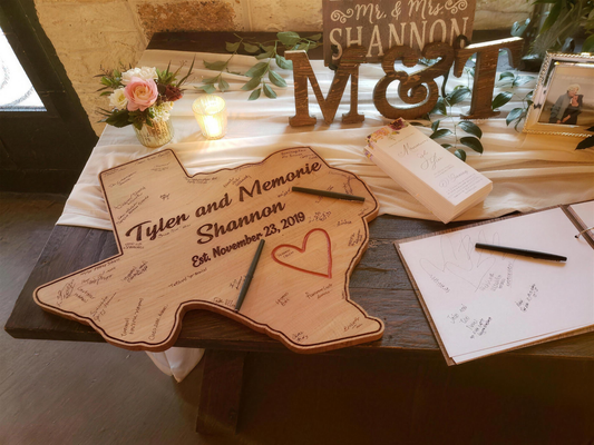 Custom State Guest Book