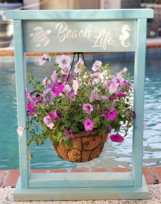 Hanging Plant Stand Beach Life