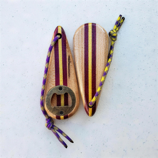 Purple and Gold Ver. 1 Bottle Opener