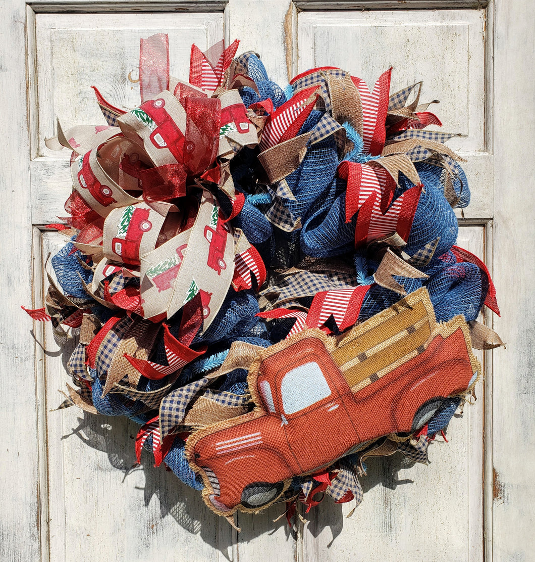 Farm Truck Wreath