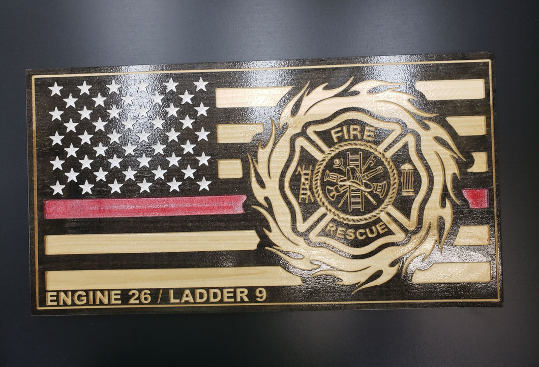 Fire Fighter Flag