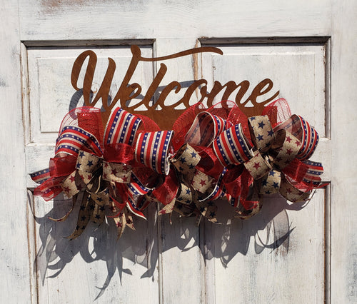 Patriotic Welcome Wreath