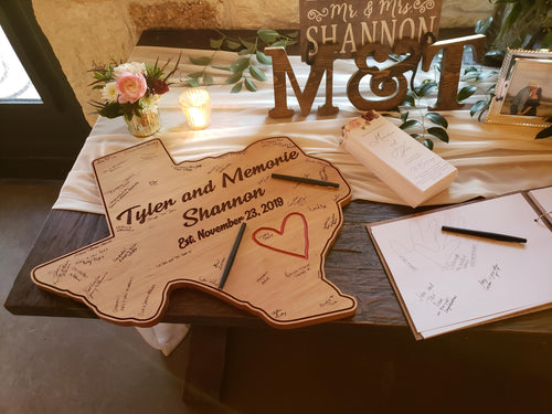 Custom State Guest Book
