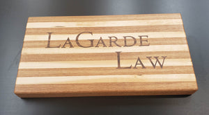 Custom Inlaid Chopping Block