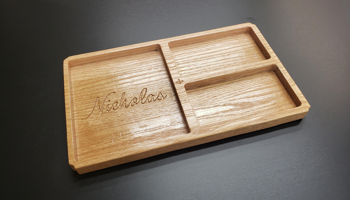 Custom Caddy, handmade by Southern Creative Studio in New Orleans – detail