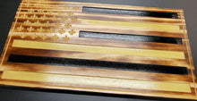 Load image into Gallery viewer, Black and Gold Fleur Dis Lis Flag