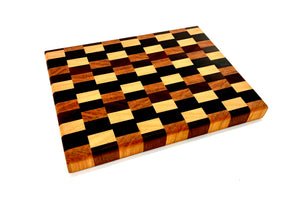 Mini Offset Checkered Butcher Block