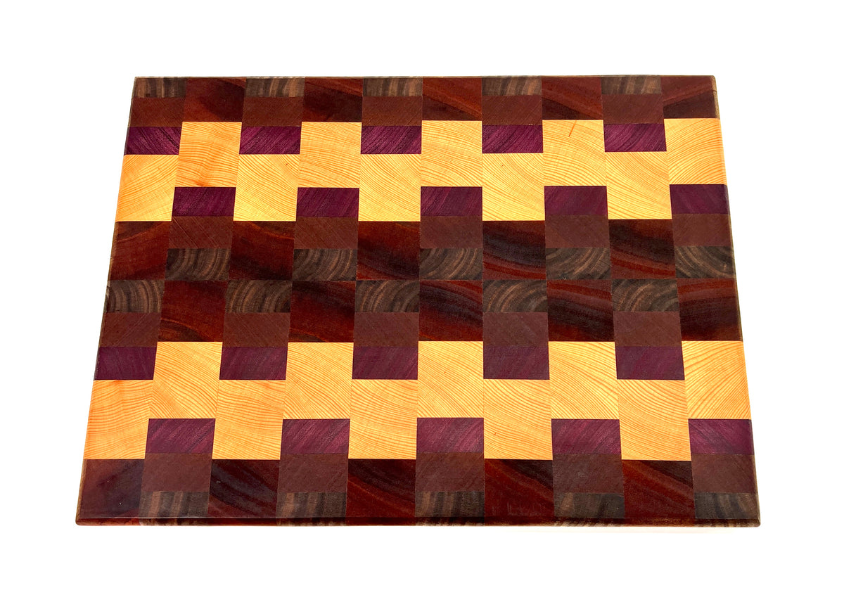 Offset Butcher Block, handmade by Southern Creative Studio in New Orleans – alternate angle