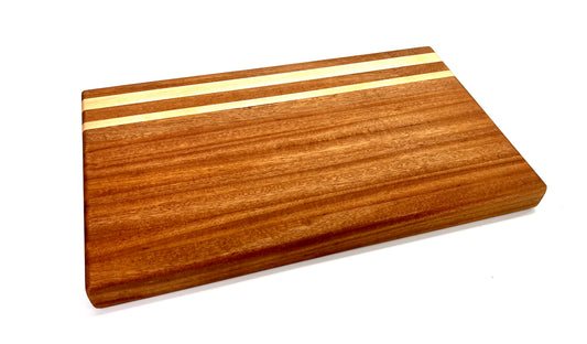 Striped Chopping Block, handmade by Southern Creative Studio in New Orleans