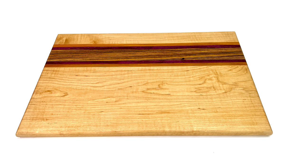 Tiger Cutting Board, handmade by Southern Creative Studio in New Orleans – alternate angle