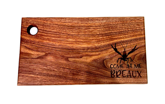 Walnut Charcuterie Board, handmade by Southern Creative Studio in New Orleans – detail