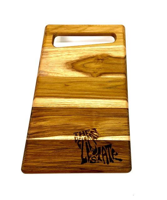 Pelican State Cutting Board, handmade by Southern Creative Studio in New Orleans