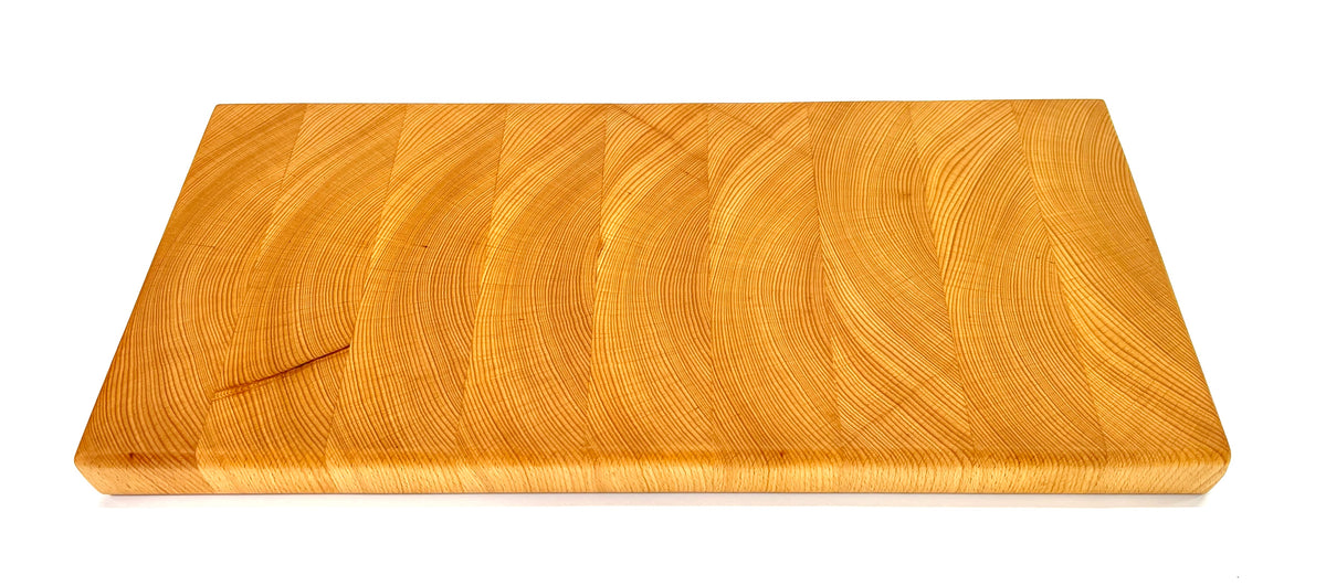 Chunky End Grain Chopping Block, handmade by Southern Creative Studio in New Orleans – alternate angle