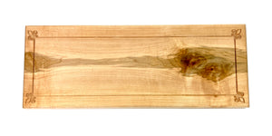 Engraved Fleur Dis Lis Charcuterie Board (Maple)